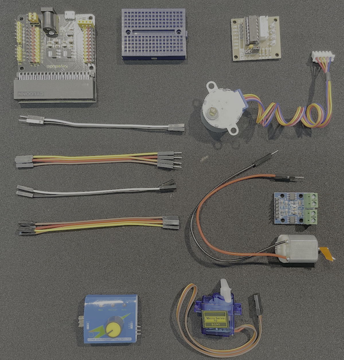 Motors kit contents