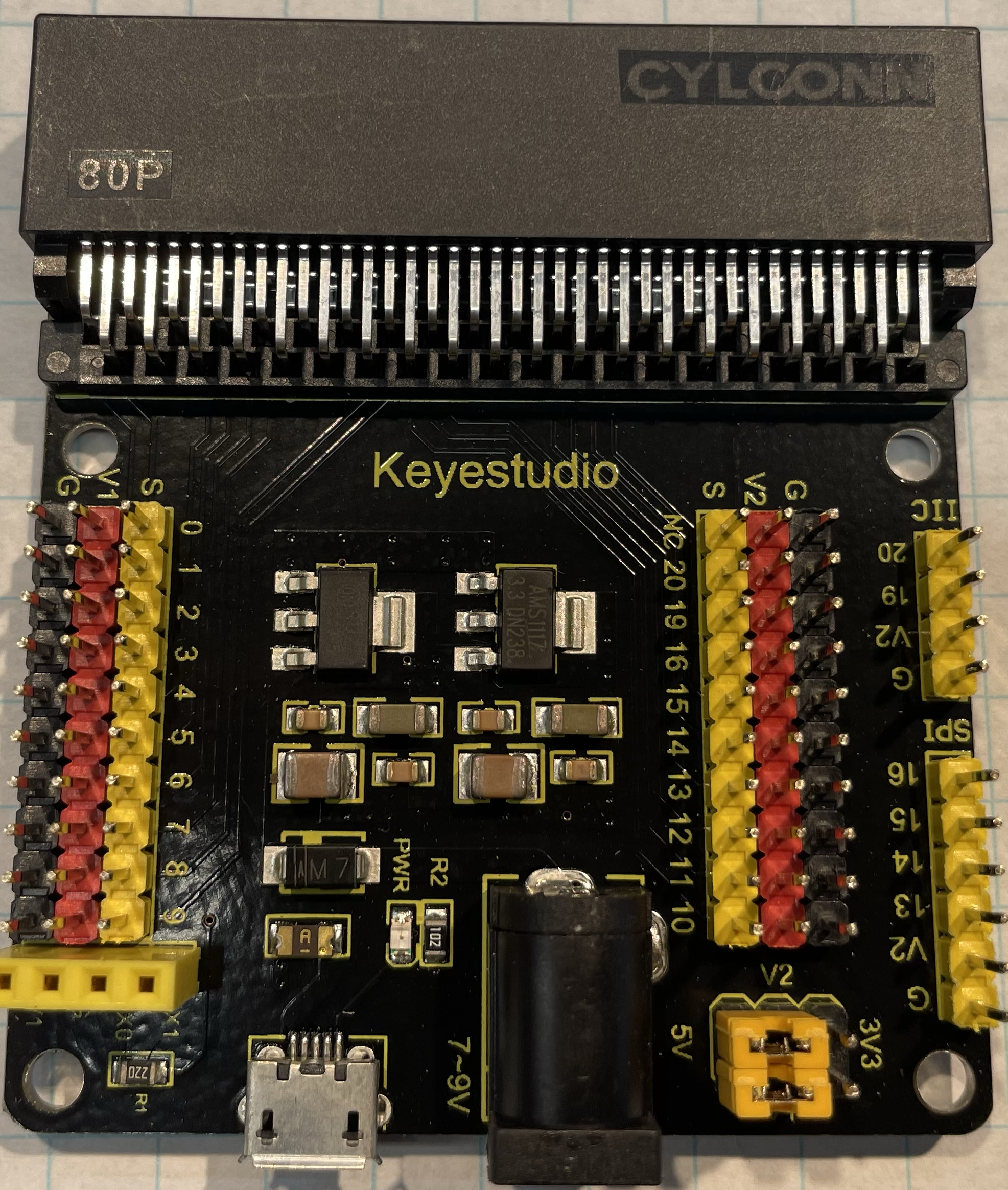 Breakout board pin layout